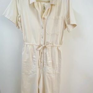 Madewell off-white jumpsuit